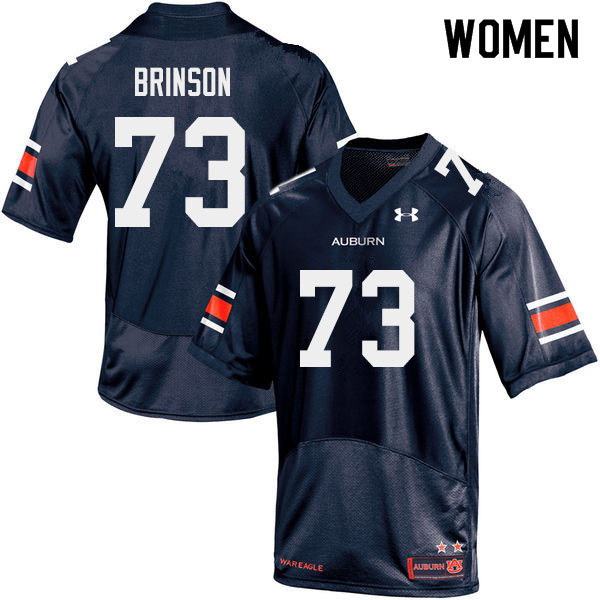 Auburn Tigers Women's Gabe Brinson #73 Navy Under Armour Stitched College 2019 NCAA Authentic Football Jersey IQY8774TJ